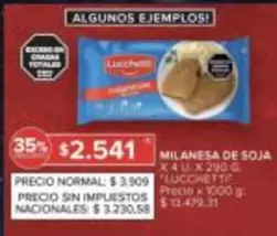 Lucchetti - MILANESA DE SOJA