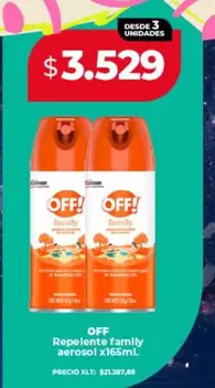 Off - Repelente family aerosol