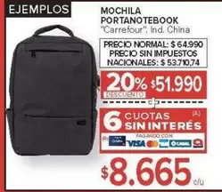 Carrefour - MOCHILA PORTANOTEBOOK