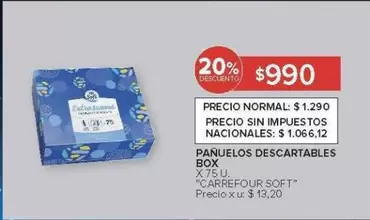 Carrefour - PAÑUELOS DESCARTABLES BOX