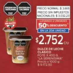 X$ - DULCE DE LECHE CLÁSICO