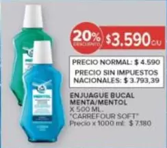 Carrefour - ENJUAGUE BUCAL