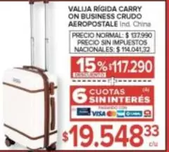 VALIJA RÍGIDA CARRY ON BUSINESS