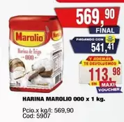 Marolio - Harina  000 x 1 kg.
