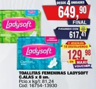 Ladysoft - TOALLITAS FEMENINAS