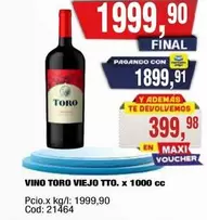 Toro - VINO TORO VIEJO TTO.