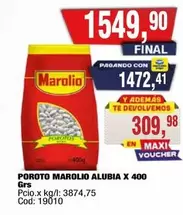 Marolio - Poroto Alubia X 400 GRS