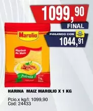 Marolio - Harina Maiz X 1 KG
