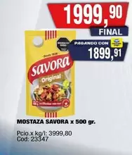 Savora - Mostaza