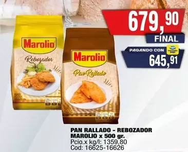 Marolio - PAN RALLADO - REBOZADOR