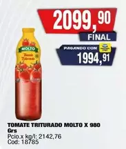 Molto - Tomate Triturado