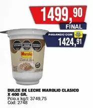Marolio - Dulce de Leche Clasico