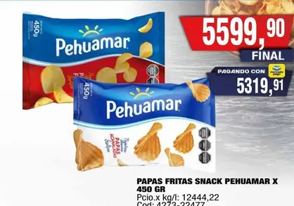 Pehuamar - Papas Fritas Snack