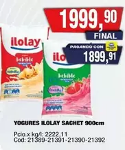 Ilolay - YOGURES ILOILAY SACHET