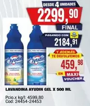 Ayudin - Lavandina  Gel X 500 ML