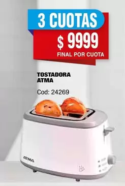 Atma - TOSTADORA Cod: 24269