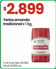 Amanda - Yerba amanda tradicional