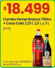 Fernet Branca - Combo Fernet + Coca Cola