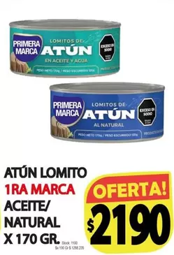 Primera marca - ATÚN LOMITO
