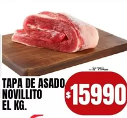 TAPA DE ASADO NOVILLITO EL KG.