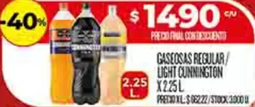 Cunnington - Gaseosas Regular / Light