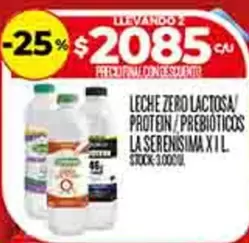 LECHE ZERO LACTOSA PROTEIN / PREBIOTICOS