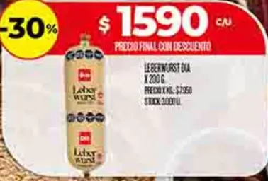 Dia - LEBERWURST DIA X 200 G