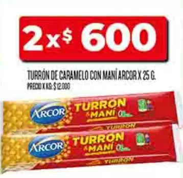 Arcor - TURR
ON DE CARAMELO CON MAN
ARCOR