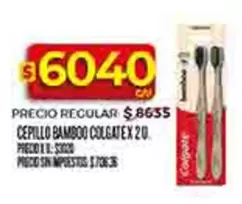 Colgate - CEPILLO BAMBOO COLGATEX 2U