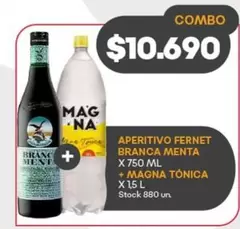 Fernet Branca - APERITIVO FERNET BRANCA MENTA + MAGNA TÓNICA