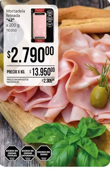 42 - Mortadela fetedeada ""