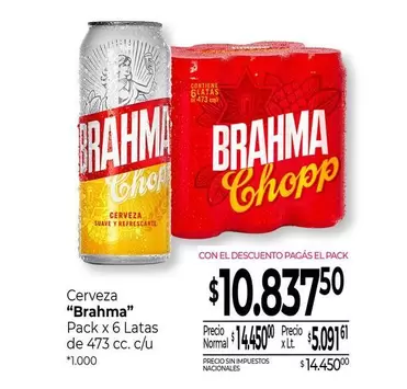 Brahma - Cerveza Chopp