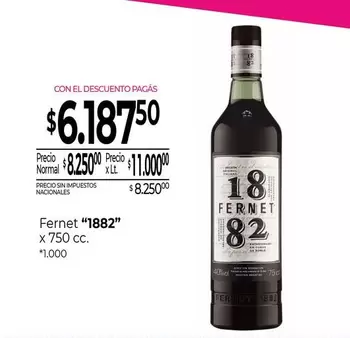 X$ - Fernet "1882"