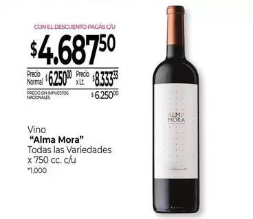 Alma Mora - Vino