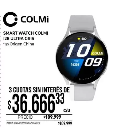 Ultra - SMART WATCH I28 ULTRA GRIS