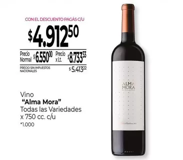 Alma Mora - Vino