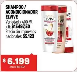 Elvive - SHAMPOO / ACONDICIONADOR