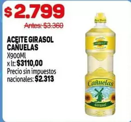 cañuelas - ACEITE GIRASOL