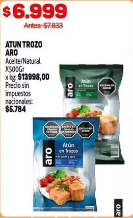 Aro - Atun en Trozos