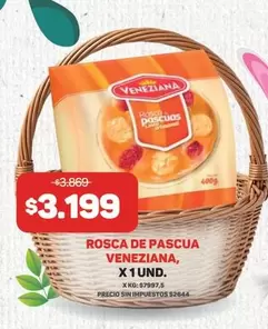 Veneziana - ROSCA DE PASCUA