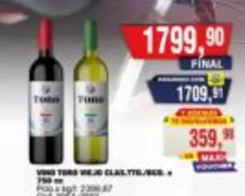 Toro Viejo - VINO TORO VIEJO CL/TTO/BCO.