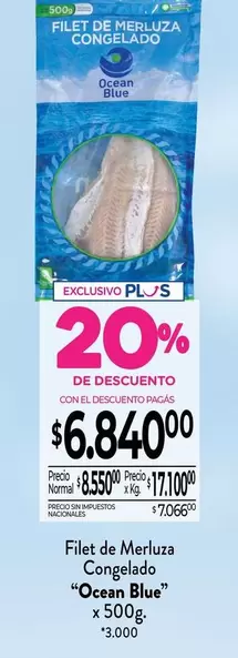 Ocean Blue - Filet de Merluza Congelado