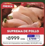 X$ - Suprema de Pollo