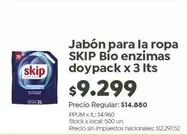 Skip - Jabón para la ropa Bio enzimas doypack