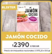X$ - JAMÓN COCIDO