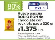 Bon o Bon - Huevo pascua de chocolate con rocklets