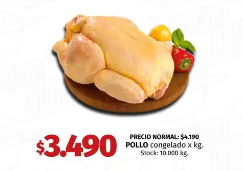 X$ - POLLO congelado x kg