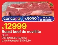 Roast beef de novillito