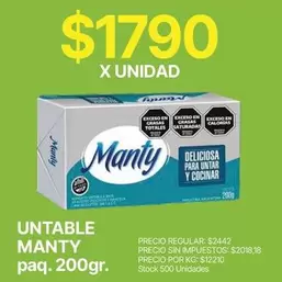 Manty - Untable