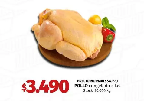 X$ - POLLO congelado x kg